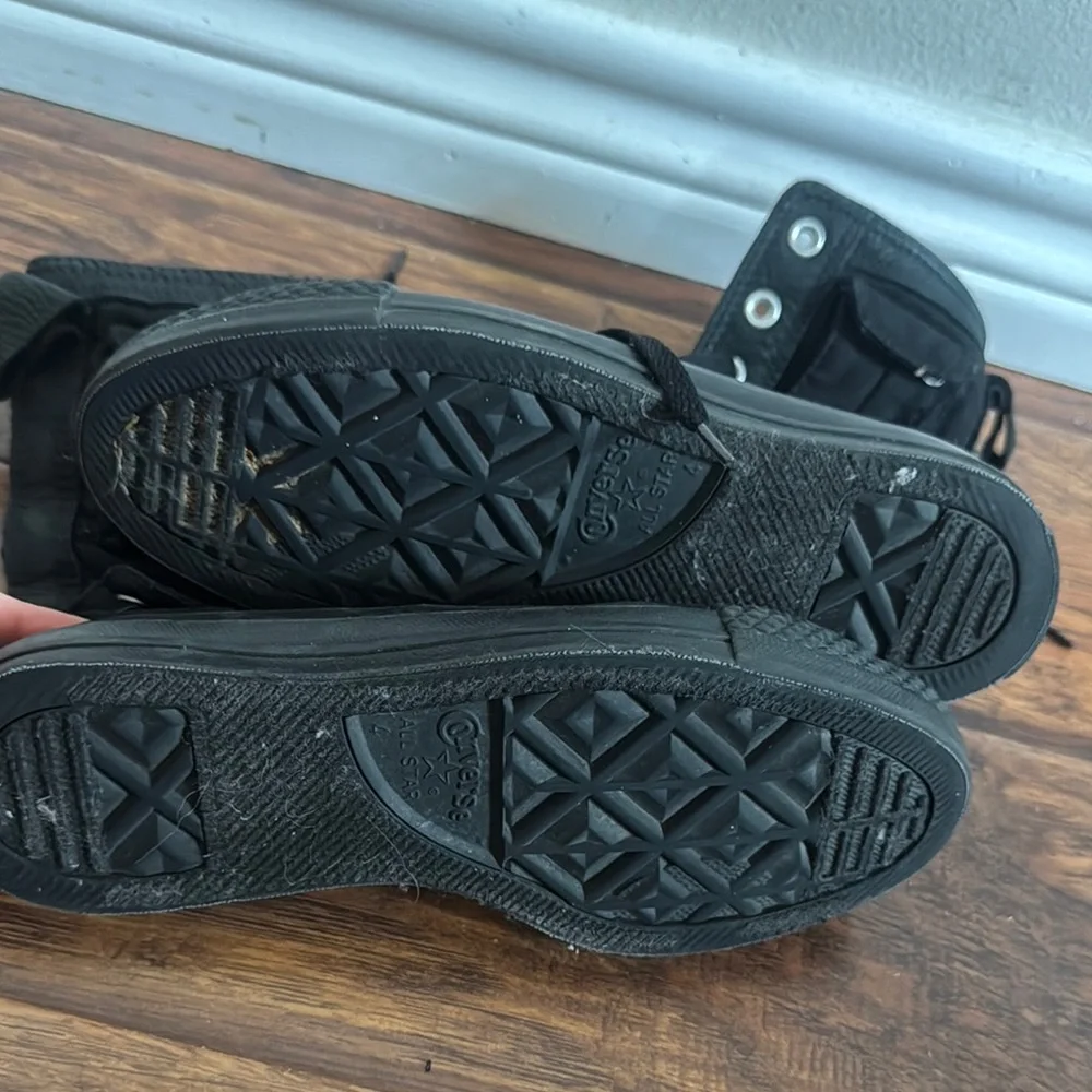 Converse Women's Black High-Top Sneakers - Picture 4 of 12
